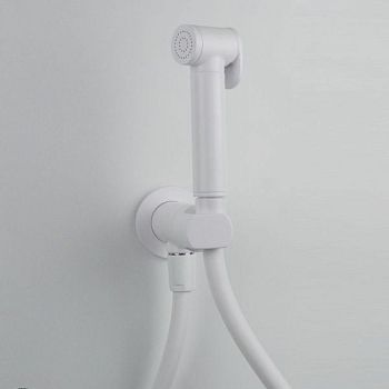 Daniel Suvi, комплект гигиенического душа с прогрессивным картриджем, цвет белый матовый