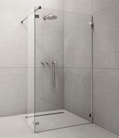 Душевая стенка Radaway Euphoria W3 Walk-in 90 фурнитура Хром стекло прозрачное, артикул 383131-01-01