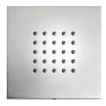 Bossini  Cubic Flat  Г/м настенная форсунка 10*10 см, цвет: хром