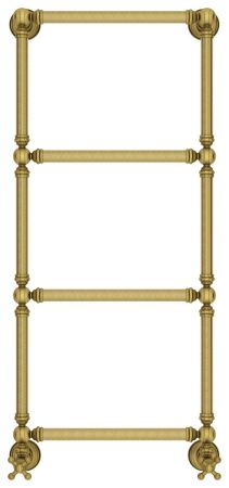 Полотенцесушитель, Сунержа, Ренессанс 1304, водяной, ширина, мм-472, глубина, мм-184, высота, мм-1033, межосевое расстояние-400, подключение-нижнее, мощность, Вт-231, присоединительный размер-НР G 1/2" / НР G 3/4" (эксцентрик), материал-нержавеющая сталь,