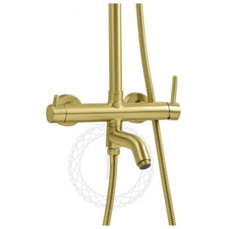 Душевая система FILARETE Roun FL2020MG, матовое золото