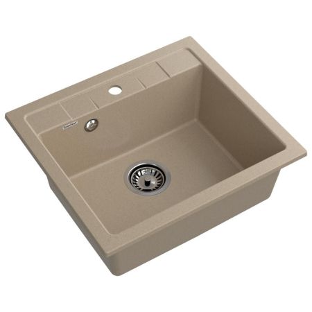 Кухонная мойка GranFest QUADRO 561, песочный, артикул Q-561 песочный