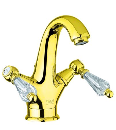 Смеситель для раковины Fiore GIOIELLI (SWAROVSKI®) 08OO0623, золото, артикул 08OO0623