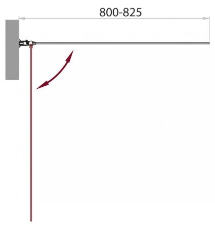 Душевая шторка на ванну BELBAGNO SELA-V-1