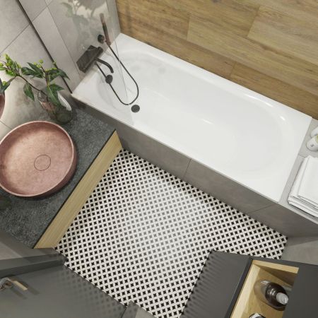 Акриловая ванна Lavinia Boho Biore 35010070, усиленный армированный корпус ванны, 170x70 см, артикул 35010070