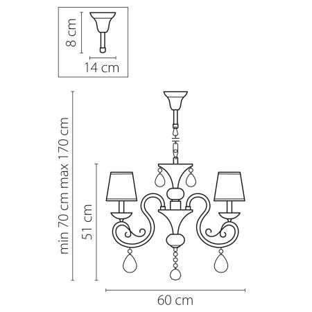Люстра подвесная Ricerco Lightstar Premium 693062, артикул 693062