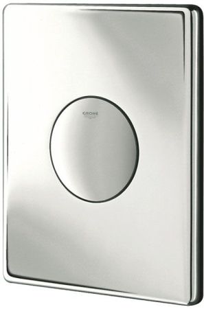 Панель смыва для унитаза GROHE Skate (1 режим смыва), хром (38573000)