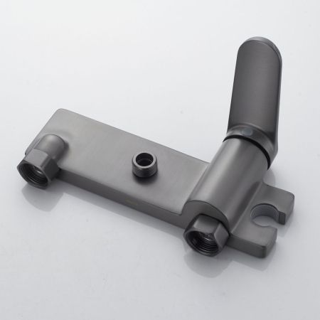 Гигиенический душ со смесителем Shevanik S4305T-1, оружейная сталь