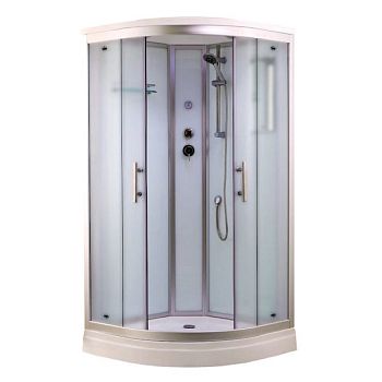 Душевая кабина Timo Standart Silver Fabric T-6601SF, 100x100x220