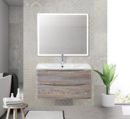 Мебель для ванной комнаты BELBAGNO ACQUA-1000-2C-SO, артикул BB1000/455-LV-ART-ALR-NERO