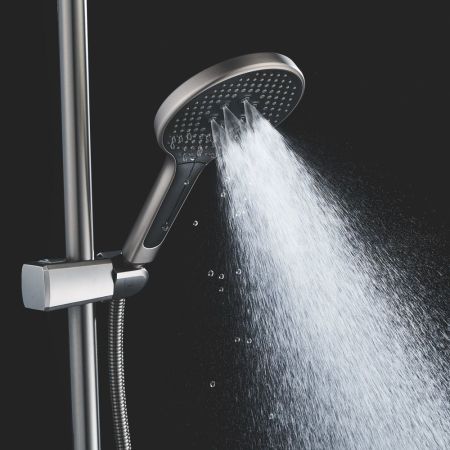Душевая система Rose R3936T, оружейная сталь, артикул R3936T