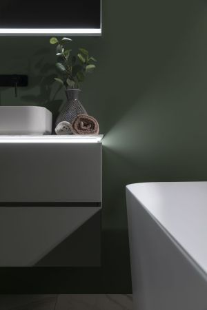 Тумба под раковину Allen Brau Infinity 100 1.21003.CGM олива матовый, артикул 1.21003.CGM