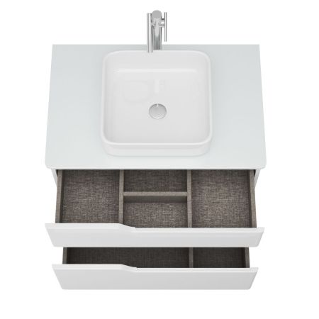 Тумба Hella Cristal 80, белый лак, артикул OW24.18.00