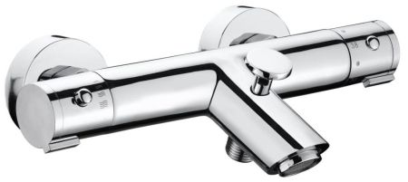 AQG ESCADA, однорычажный смеситель для ванны с термостатом, цвет хром, артикул 03ESC400CR