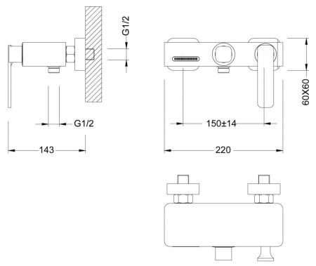 Смеситель для ванны Timo Torne 4314/02Y Антик