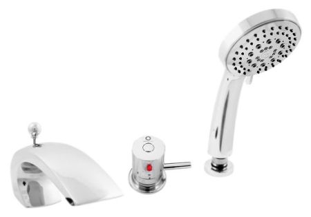 Смеситель на борт ванны Rav Slezak Dunaj Termostat DT272.5S хром, артикул DT272.5S