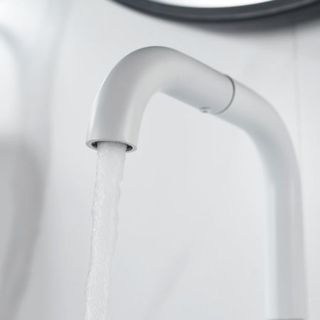 Смеситель для раковины Raffine F201C, белый