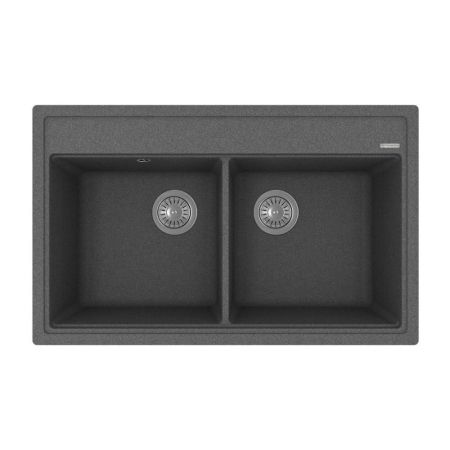 Кухонная мойка Florentina ЛИПСИ 20.370.E0820.102, черный, артикул 20.370.E0820.102