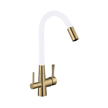 Смеситель для кухни с подключением к фильтру Savol S-L1806C-02, бронза