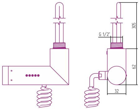 Модуль электрический многофункциональный "МЭМ правый СУНЕРЖА" (Шампань), артикул 020-1517-2007