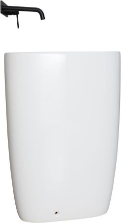 Раковина напольная Allen Brau Infinity 4.21016.20 белый глянец, артикул 4.21016.20