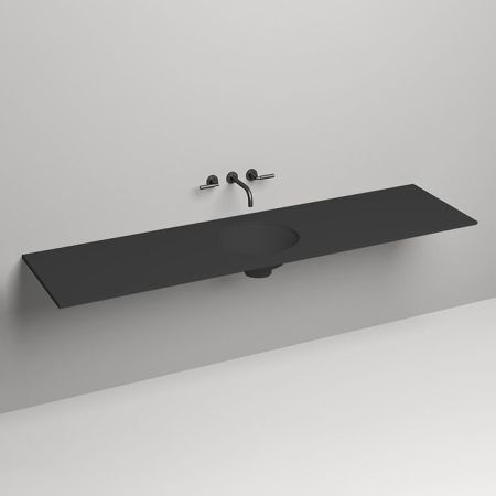 SALINI Столешница 2000х500х15 мм, из материалв S-Stone, цвет  матовый RAL 9011