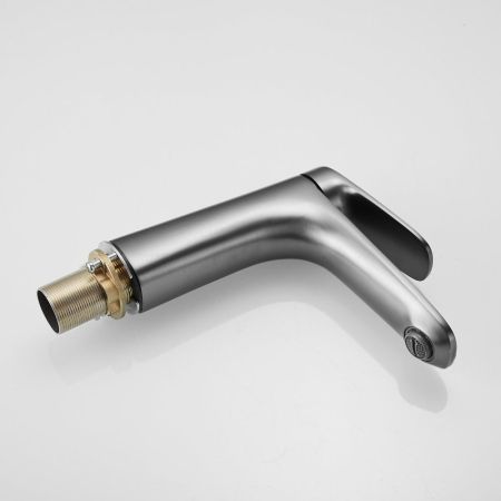 Смеситель для раковины Raffine F0185T, оружейная сталь, артикул F0185T