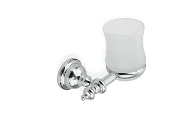 Stil Haus Elite, настенный стеклянный стакан, цвет хром