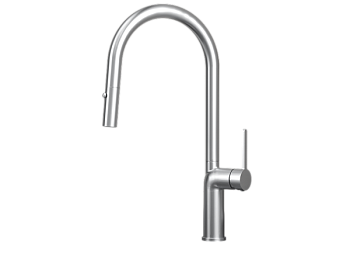 Смеситель для кухни GRANULA (9010, НЕРЖ)