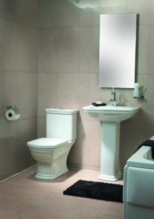 Комплект унитаза Serenada, сиденье с микролифтом, механизм Geberit, артикул 9722B003-7203