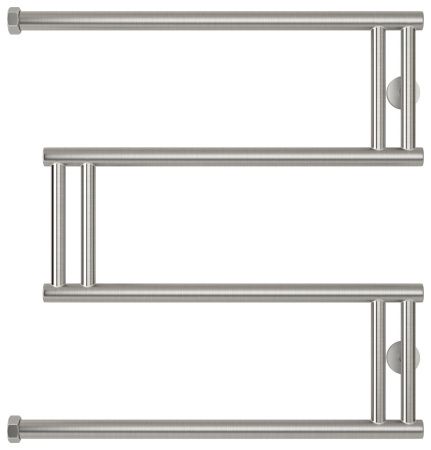Полотенцесушитель водяной High-Tech model "M+" 600х600 (Сатин) Полотенцесушитель водяной High-Tech model "M+" 600х600 (Сатин)
