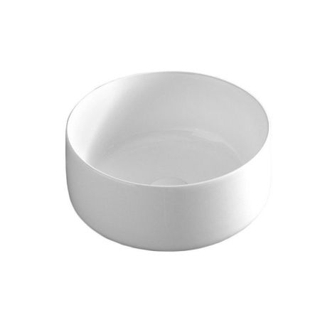 ARTCERAM COGNAC Раковина настольная Ø 35 см, цвет матовый белый, Saniglaze