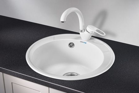 Кухонная мойка GRANULA Standart (4802, БЕЛЫЙ), артикул 4802, БЕЛЫЙ