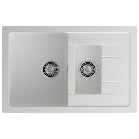 Кухонная мойка GranFest QUADRO 775KL, иней, артикул Q-775KL иней