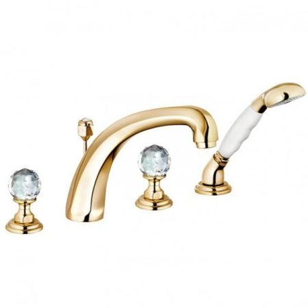 Смеситель на борт ванны Kludi Adlon 5152445G4 Золото, артикул 5152445G4