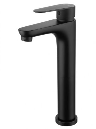 Смеситель для раковины высокий WONZON & WOGHAND ALFA, Черный матовый (WW-A40232-MB), артикул WW-A40232-MB