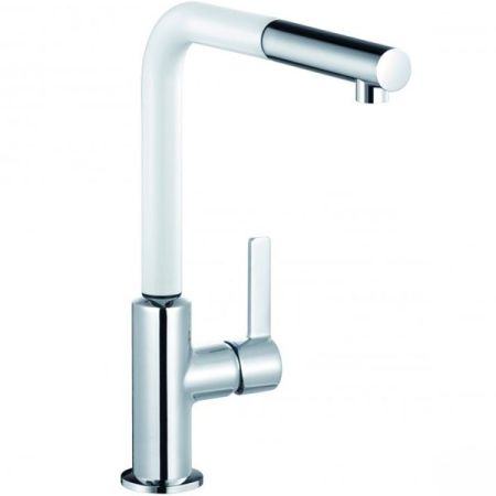 Смеситель для кухни Kludi L-Ine 408519375 Белый Хром, артикул 408519375