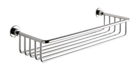 Gedy, решётка прямоугольная 1-уровневая (33х13хh7), цвет хром, артикул 5618(13)