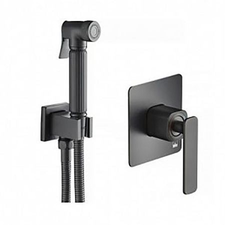 Гигиенический душ со смесителем Timo Torne 4389/03SM Черный, артикул 4389/03SM