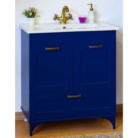 Тумба для раковины Sanflor Ванесса 75/2 С000005883 Индиго Тумба для раковины Sanflor Ванесса 75/2 С000005883 Индиго