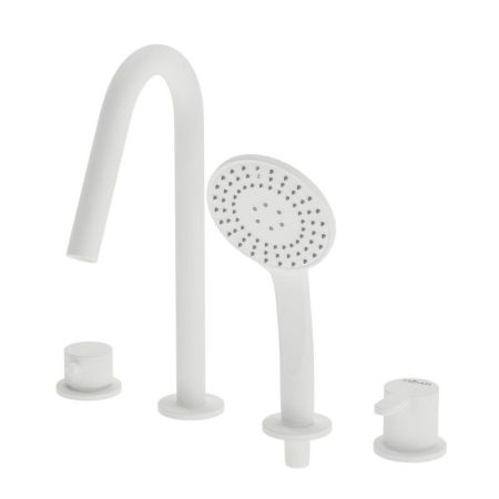 Смеситель на борт ванны LEAF-BVDM4, артикул LEAF-BVDM4-PO