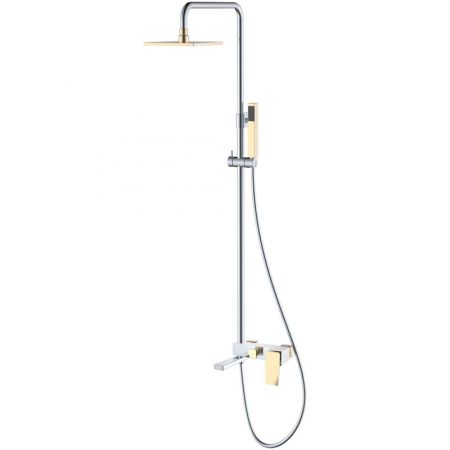 Стойка для душа Q ChromeGold.2_Комплект, артикул 148-CRG.2