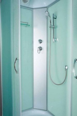 Душевая кабина Erlit Comfort ER3512TPL 120x80 задняя стенка Белая стекло матовое