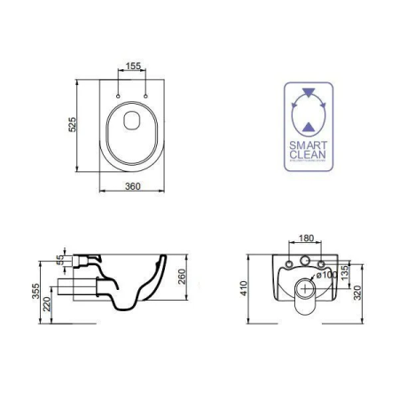 Унитаз подвесной GSG Like, артикул LKWCSO000