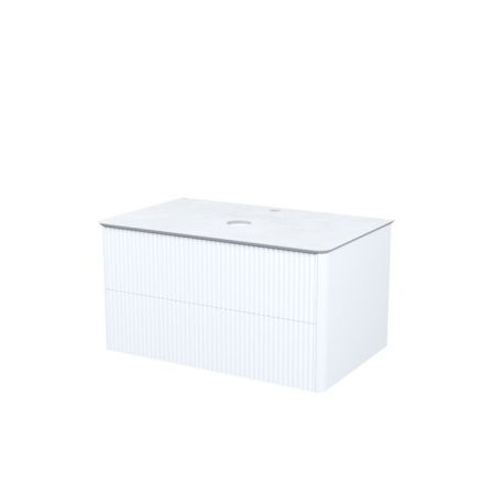 Тумба подвесная со столешницей IDDIS Aiger 80 см, белый (AIG80W0i95K), артикул AIG80W0i95K