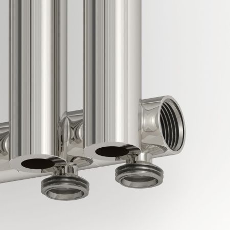 Отопительный радиатор ЭСТЕТ-0 н/ж EU50 правый 500х135 / 3 сек (Без покрытия)