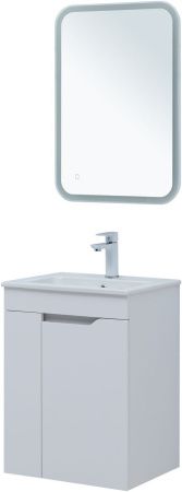 Тумба под раковину Aquanet Практика 50 белый матовый Тумба под раковину Aquanet Практика 50 белый матовый