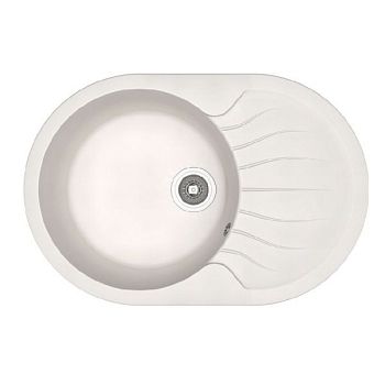 Кухонная мойка Dr. Gans БЕРТА 25.040.C0760.401, белый