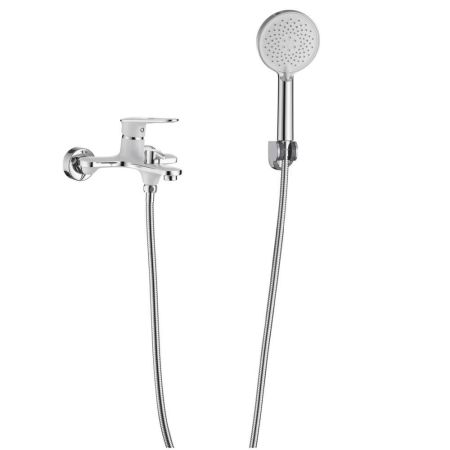 Смеситель для ванны Savol S-600603AW, хром/белый, артикул S-600603AW