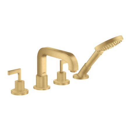 AX Citterio Смеситель на край ванны , цвет шлифованное золото, артикул 39446250